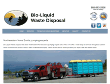 Tablet Screenshot of bio-liquidwaste.ca